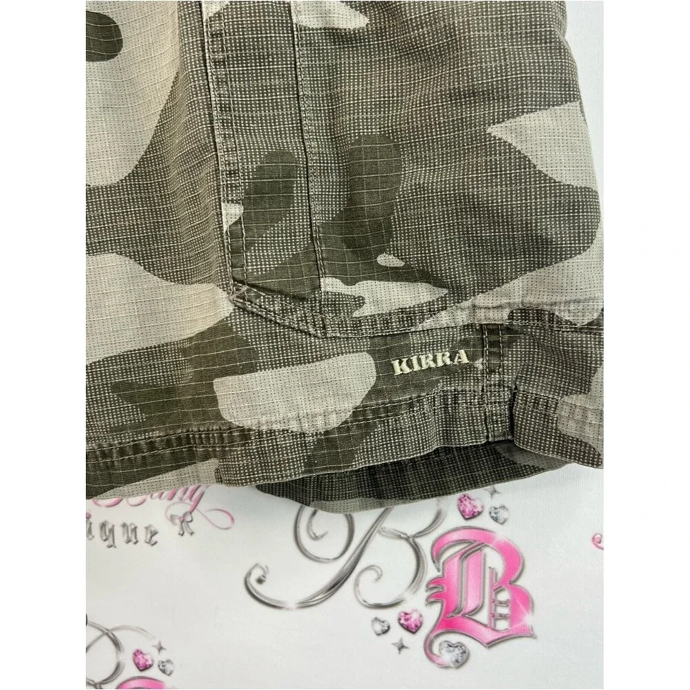 Kirra shorts long cargo camouflage pockets Olive Camo Men's Cargo Shorts - Picture 7 of 11